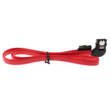 Maxbell Universal SATA III Cable 90 Degree 6Gbps Data Cable With Locking Latch 18 Inches