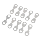 Maxbell 10 Pieces Car Flat Metal Fuse Strip for VW Audi SEAT Skoda Ford 12V 80A