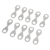 Maxbell 10 Pieces Car Flat Metal Fuse Strip for VW Audi SEAT Skoda Ford 12V 80A
