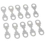 Maxbell 10 Pieces Car Flat Metal Fuse Strip for VW Audi SEAT Skoda Ford 12V 80A