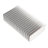 Maxbell Silver Tone Aluminium Radiator Heatsink Heat Sink 100x182x45mm for 100W High Power LED