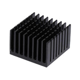 Maxbell 10Pcs Aluminum Heatsink Cooling Fin Radiator 37*37*24mm for IC Led Chip 10W