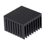 Maxbell 10Pcs Aluminum Heatsink Cooling Fin Radiator 37*37*24mm for IC Led Chip 10W