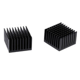 Maxbell 10Pcs Aluminum Heatsink Cooling Fin Radiator 37*37*24mm for IC Led Chip 10W