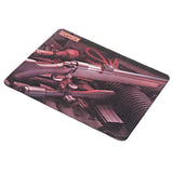 Max Maikou Gaming Mouse Pad Computer Desk Mat 18*20cm  Brown+ Red