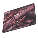 Max Maikou Gaming Mouse Pad Computer Desk Mat 18*20cm  Brown+ Red