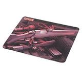 Max Maikou Gaming Mouse Pad Computer Desk Mat 18*20cm  Brown+ Red