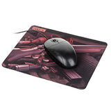 Max Maikou Gaming Mouse Pad Computer Desk Mat 18*20cm  Brown+ Red