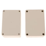 Maxbell Plastic Enclosure Projector Box PCB Case DIY 58x35x82mm Waterproof (Pack of 2)