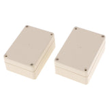 Maxbell Plastic Enclosure Projector Box PCB Case DIY 58x35x82mm Waterproof (Pack of 2)