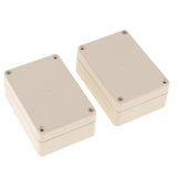 Maxbell Plastic Enclosure Projector Box PCB Case DIY 58x35x82mm Waterproof (Pack of 2)