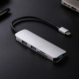 Maxbell USB Hub Adapter, Type-C to USB 3.0 Converter and Card Reader for SD TF For Macbook