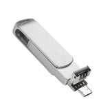 Maxbell Type C & USB 2.0 & Micro USB Flash Drive USB Stick Memory U Disk Waterproof 64GB