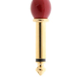Max 6.35mm 1/4" inch Male to Male Audio Aadpter red