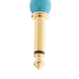 Max 6.35mm 1/4" inch Male to Male Audio Aadpter green
