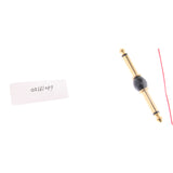 Max 6.35mm 1/4" inch Male to Male Audio Aadpter black