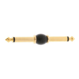 Max 6.35mm 1/4" inch Male to Male Audio Aadpter black