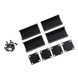 Max 2 Set 50x25x25mm Aluminum Instrument Box PCB Enclosure DIY Electronic Case