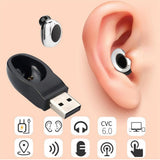 Max Wireless Bluetooth V4.1 Mini In-Ear Earphone USB Charging Headphone