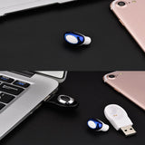 Max Wireless Bluetooth V4.1 Mini In-Ear Earphone USB Charging Headphone