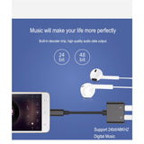 Max 2in 1 USB Type C to 3.5mm Headphone Audio Jack Charging Cable Adapter Pink
