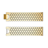 Max Stylish Watch Band for Sumsang Galaxy Watch 46mm Replacement Golden
