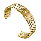 Max Stylish Watch Band for Sumsang Galaxy Watch 46mm Replacement Golden