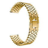 Max Stylish Watch Band for Sumsang Galaxy Watch 46mm Replacement Golden