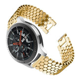 Max Stylish Watch Band for Sumsang Galaxy Watch 46mm Replacement Golden