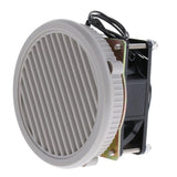 Maxbell 67m³/h Exhaust Fan, 4 inch Exhaust Fan with Filter for Refrigerator Cabinet