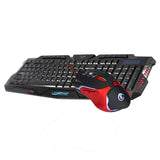 Maxbell Wired Gaming Mouse Keyboard Combo Fashion LED Backlit Keyboard and Mouse Set