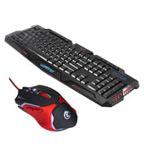 Maxbell Wired Gaming Mouse Keyboard Combo Fashion LED Backlit Keyboard and Mouse Set