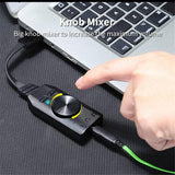 Maxbell Sound Card Virtual 7.1-Channel USB External Audio Stereo Converter 3.5mm