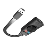 Maxbell Sound Card Virtual 7.1-Channel USB External Audio Stereo Converter 3.5mm