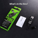 Maxbell Sound Card Virtual 7.1-Channel USB External Audio Stereo Converter 3.5mm