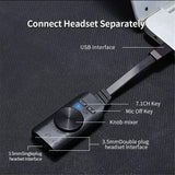 Maxbell Sound Card Virtual 7.1-Channel USB External Audio Stereo Converter 3.5mm