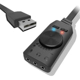 Maxbell Sound Card Virtual 7.1-Channel USB External Audio Stereo Converter 3.5mm