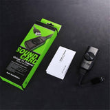 Maxbell Sound Card Virtual 7.1-Channel USB External Audio Stereo Converter 3.5mm