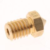 Maxbell 4Pcs 0.6mm 3D Printer Extruder Nozzle Printhead Brass Copper for 1.75mm Filament