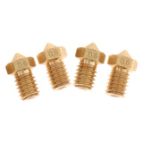 Maxbell 4Pcs 0.6mm 3D Printer Extruder Nozzle Printhead Brass Copper for 1.75mm Filament