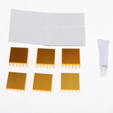 Max Aluminum Heat Sink Kit, CPU GPU VGA RAM LED IC Chip Heatsink Cooler Set