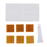 Max Aluminum Heat Sink Kit, CPU GPU VGA RAM LED IC Chip Heatsink Cooler Set
