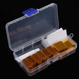 Max Aluminum Heat Sink Kit, CPU GPU VGA RAM LED IC Chip Heatsink Cooler Set