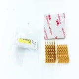 Max Aluminum Heat Sink Kit, CPU GPU VGA RAM LED IC Chip Heatsink Cooler Set
