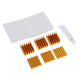 Max Aluminum Heat Sink Kit, CPU GPU VGA RAM LED IC Chip Heatsink Cooler Set