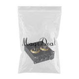 Maxbell Vacuum Tube Integrated Pre Amplifier, Mini Audio HiFi Stereo Preamp with Bass / Treble / Volume Control for Home Audio Player, Black