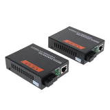 Max 2x 1000Mbps External Ethernet Media Converter Single Mode Fiber Transceiver