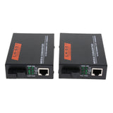 Max 2x 1000Mbps External Ethernet Media Converter Single Mode Fiber Transceiver