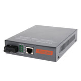 Max Built-in Gigabit Ethernet Media Converter Single Mode Dual Fiber Transceiver