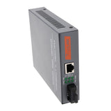 Max Built-in Gigabit Ethernet Media Converter Single Mode Dual Fiber Transceiver